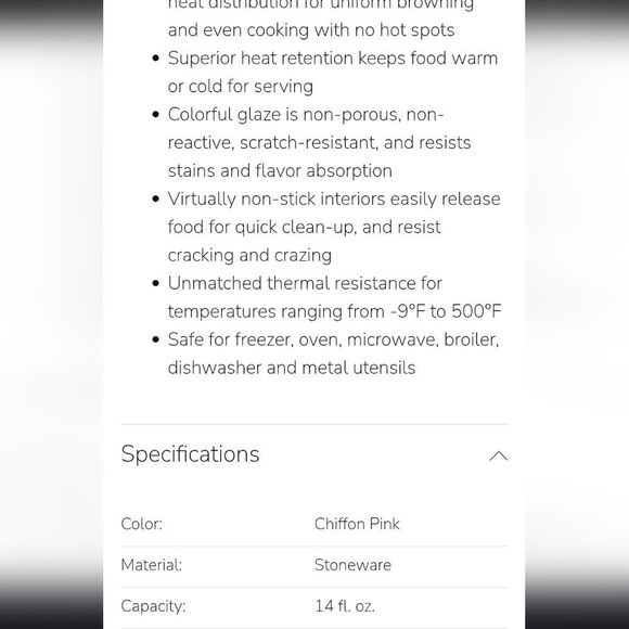 Le Creuset Mini Round Cocotte- Chiffon Pink - Picture 4 of 9